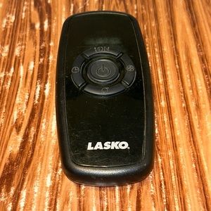Lasko Black 5 Button Remote Control Light Up Display Fan/Timer/Ion